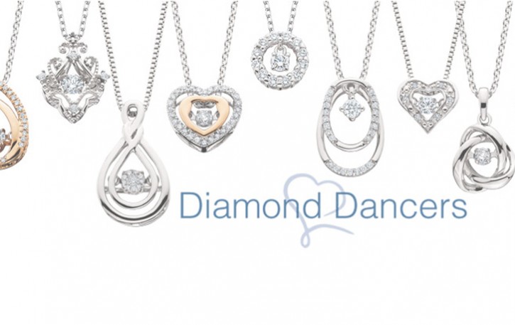 Berco diamond dancer pendants