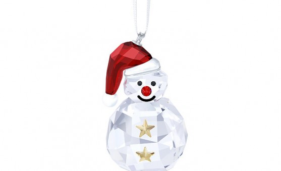 Swarovski snowman ornament