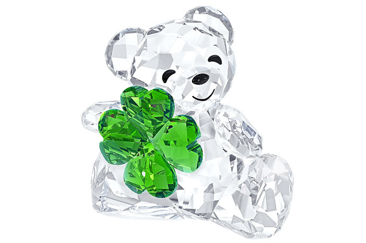 Swarovski Kris Bear Lucky Charm Crystal Figurine