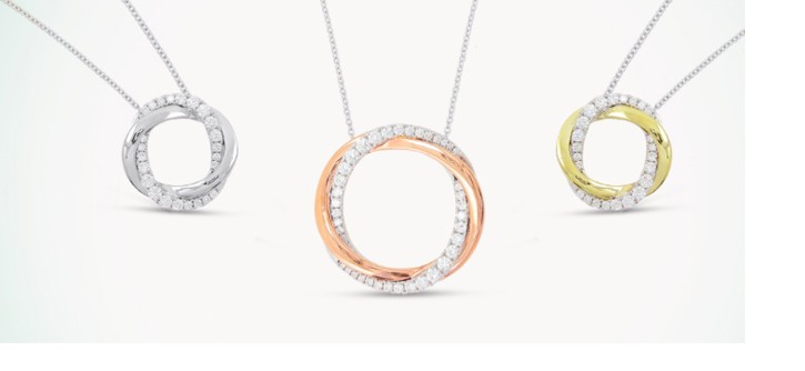 Fred Sage halo necklaces