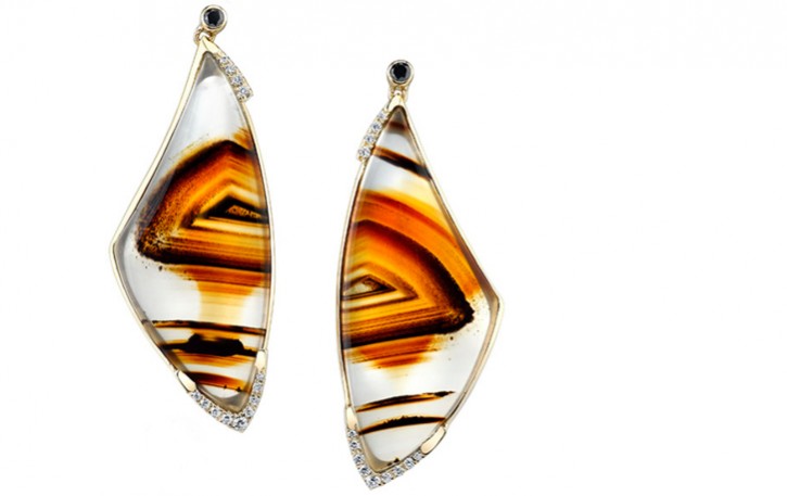 Mark Schneider agate earrings