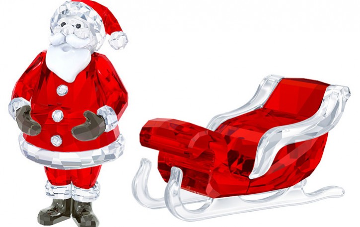 Swarovski Santa sleigh