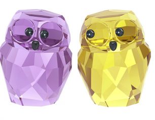 Swarovski crystal owls