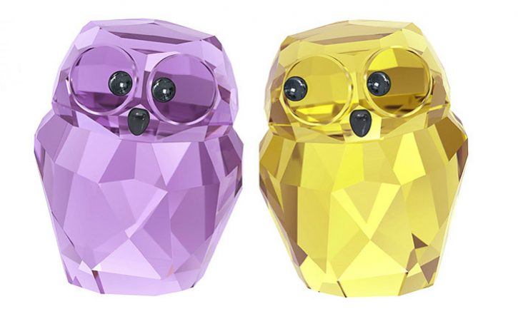 Swarovski crystal owls