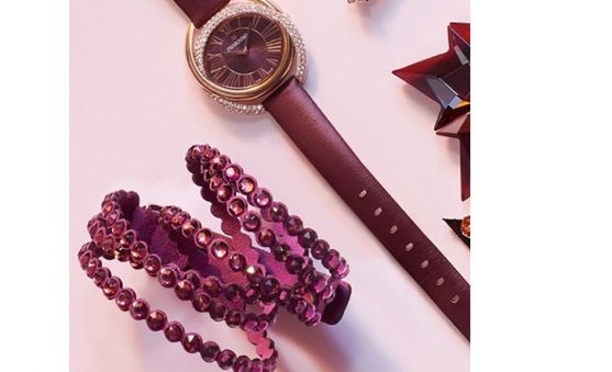 Swarovski watch and bracelet