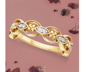 Berco floral diamond ring