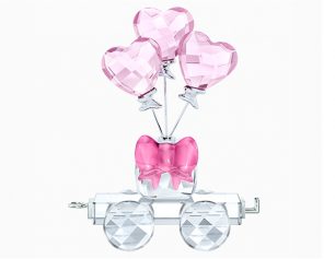 heart balloons wagon crystal