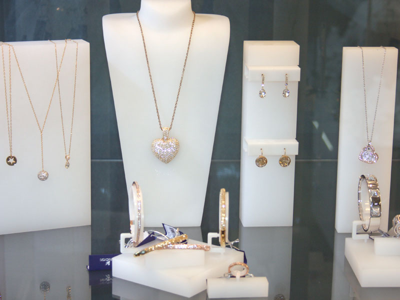 Swarovski jewelry display