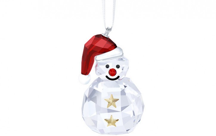 Swarovski snowman ornament